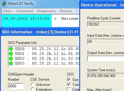 Ethercat configuration